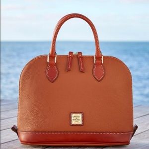 Dooney and Bourke Pebble Grain Zip Zip Satchel